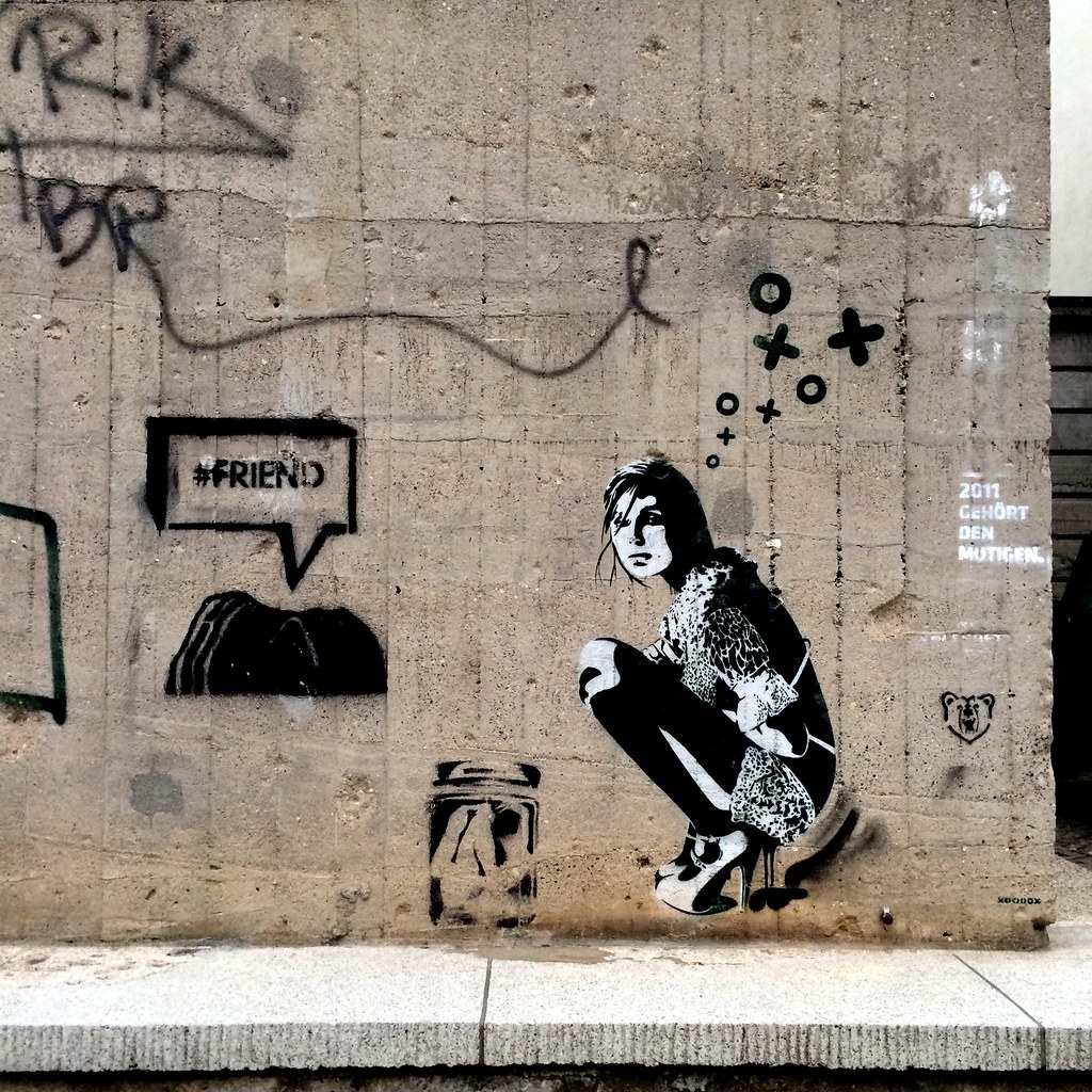 Hey friend: Berlin street art