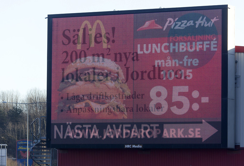 Outdoor Electronic Advertising Board