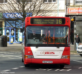 Plymouth Citybus 047 Y647NYD