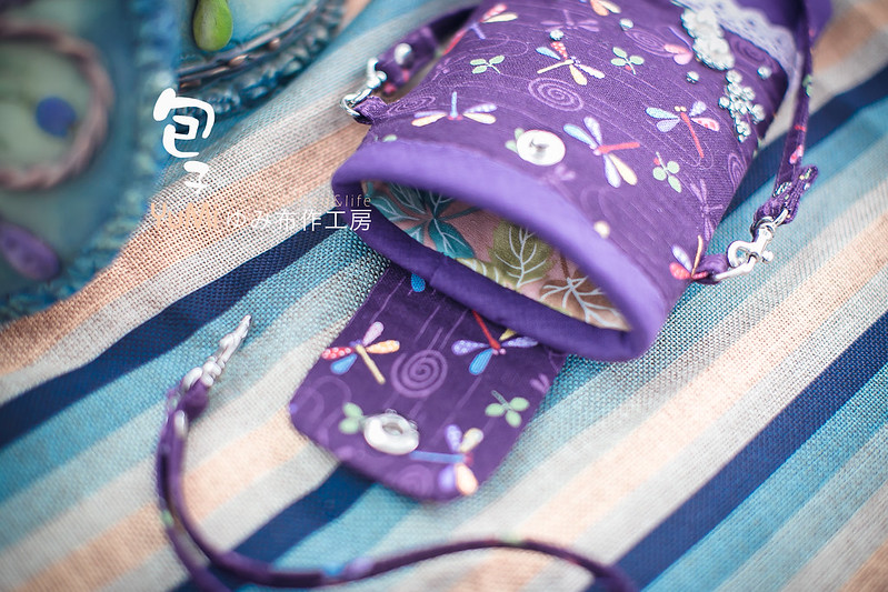 紫色蜻蜓i7手機袋 (7)