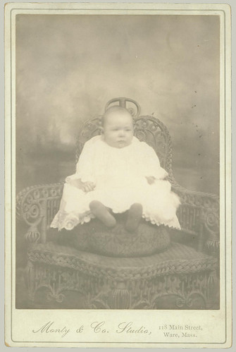 Cabinet Card Child on a chair