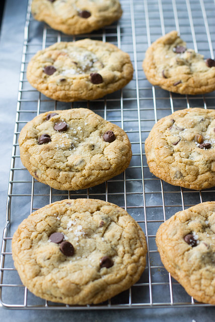 Salted caramel adds a delicious twist to chocolate chip cookies - easy to make, easy to love!