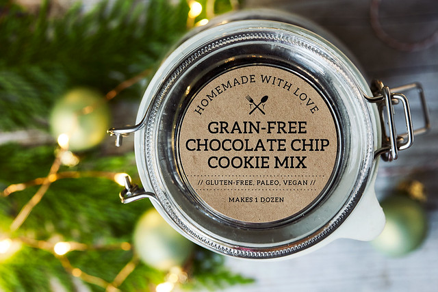 Grain-free Chocolate Chip Cookie Mix {Paleo + Vegan}