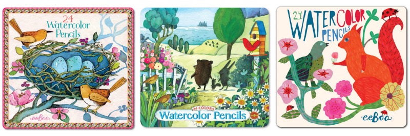 eeBoo Watercolor Pencil sets