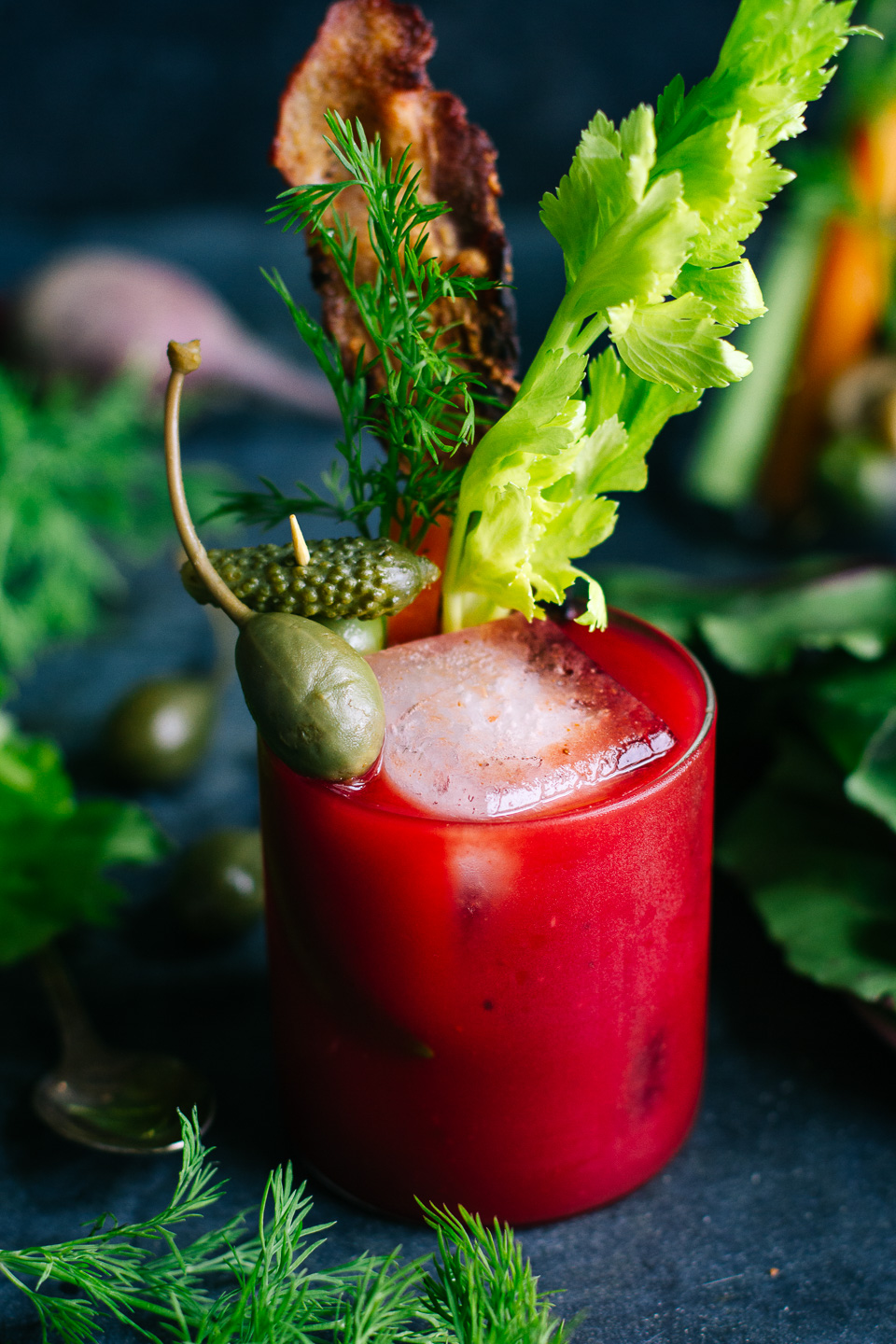 Dill & Beet Infused Bloody Mary