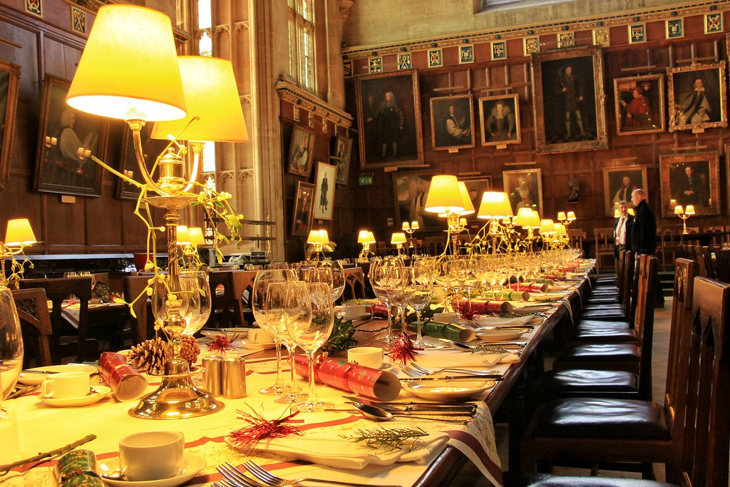 Christmas at Christ Church College, University of Oxford
