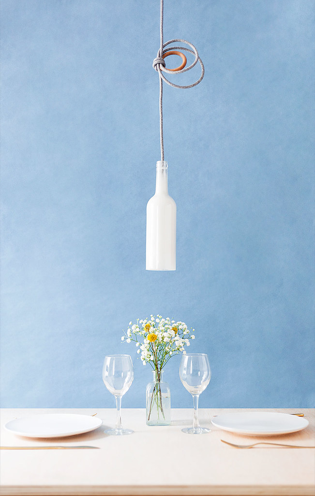 DIY Lámpara con botella de vino · DIY Wine Bottle Lamp · Fábrica de Imaginación · Tutorial in Spanish