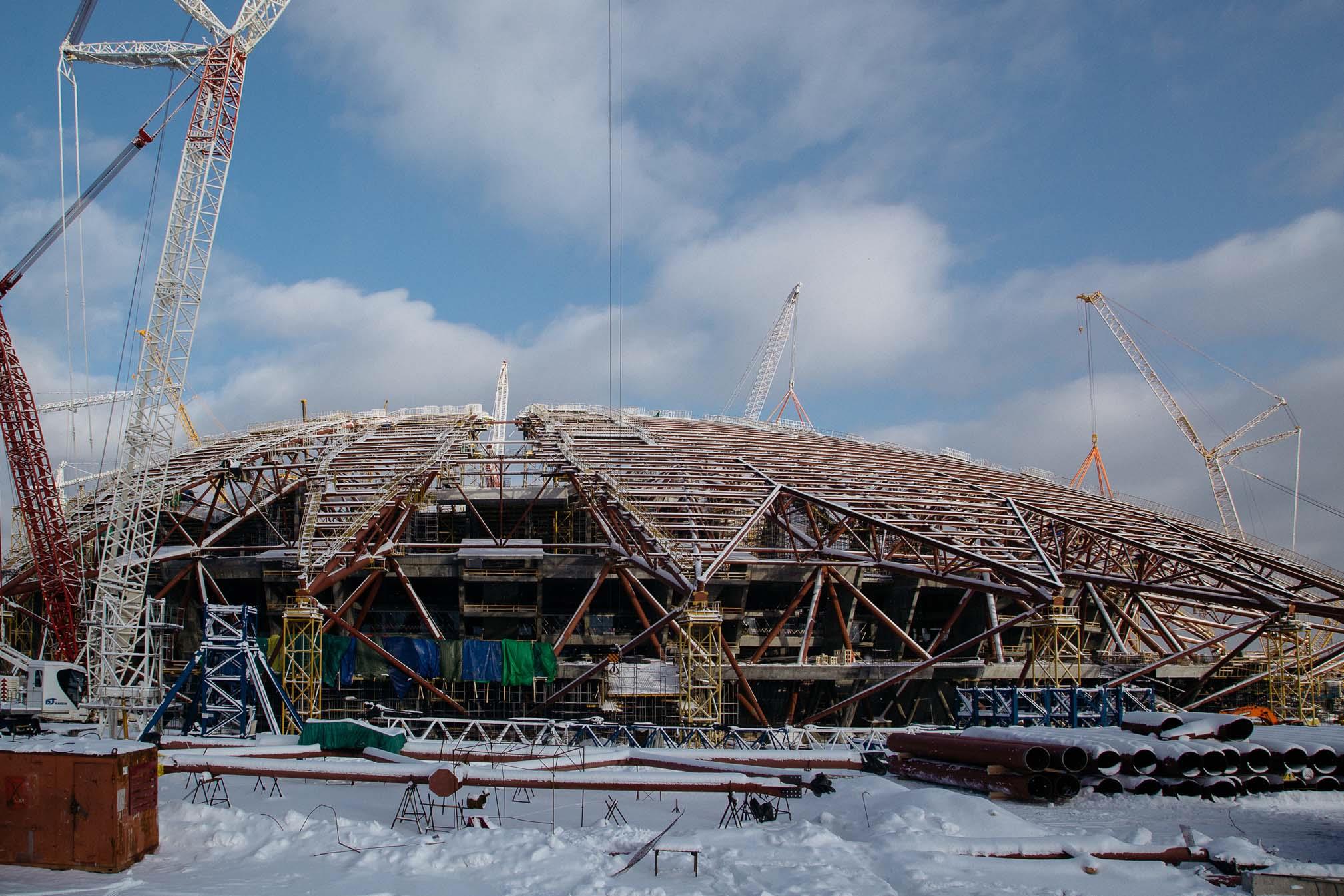 Строительство стадионы россии