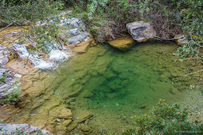 Una poza del río Glorieta