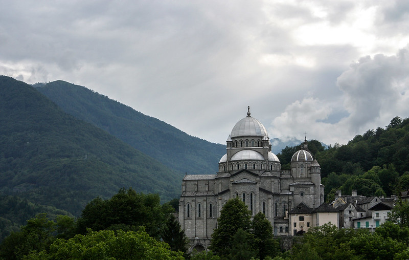 church on the italian side of the alps