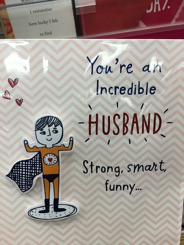 Incredible husband card