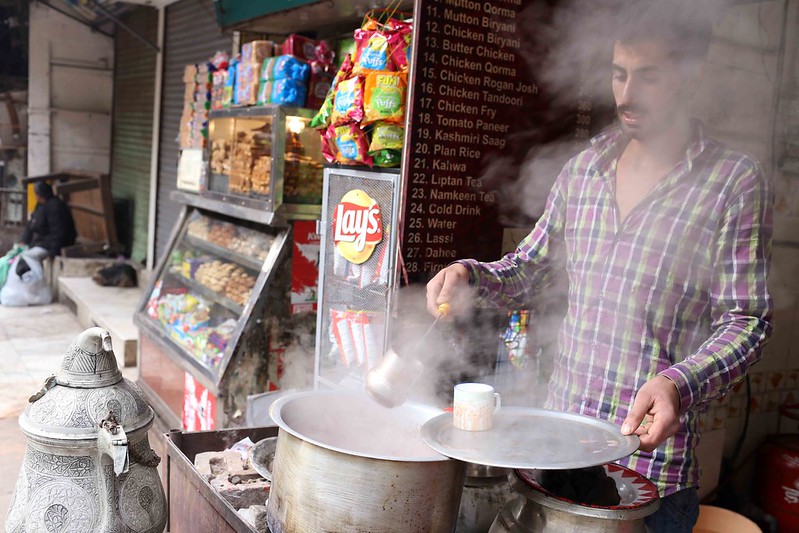 City Food - Kashmiri 'Noon' Chai, Around Jama Masjid