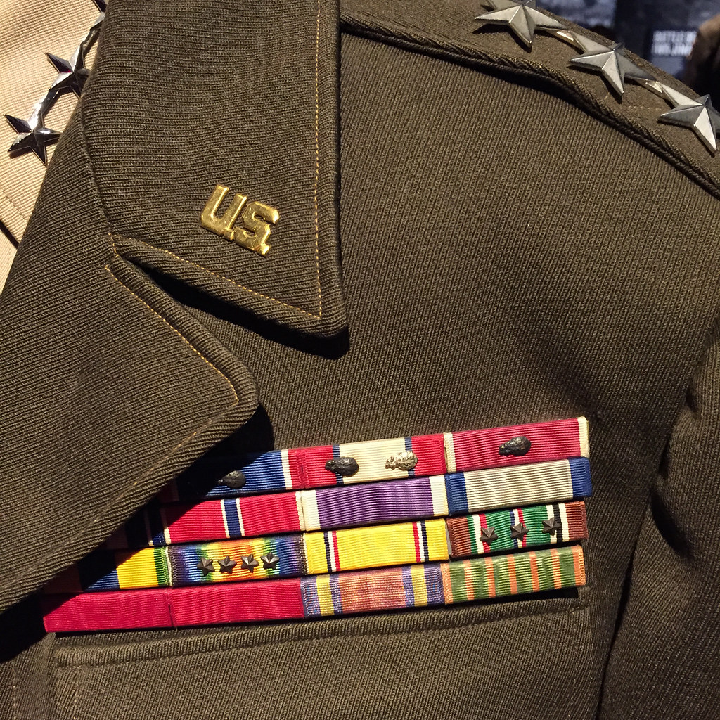 George Patton Ribbons George Patton's Uniform c. 1944 | Military history? Yeah, ma… | Flickr