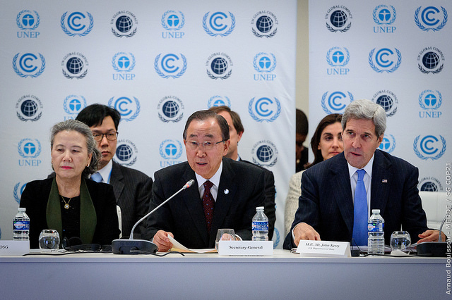 全球最大氣候商業聯盟氣候關懷（C4C）商業論壇。圖片來源：COP PARIS。