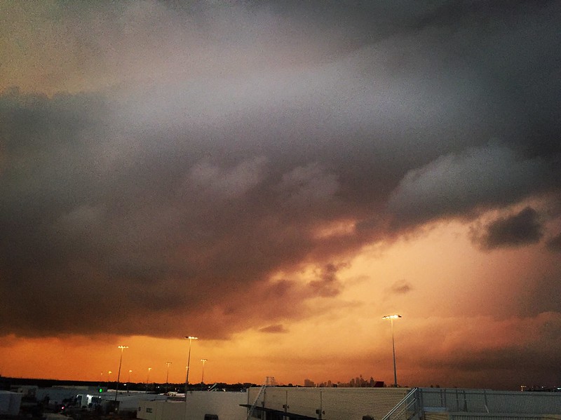 Storm over Kingsford Smith