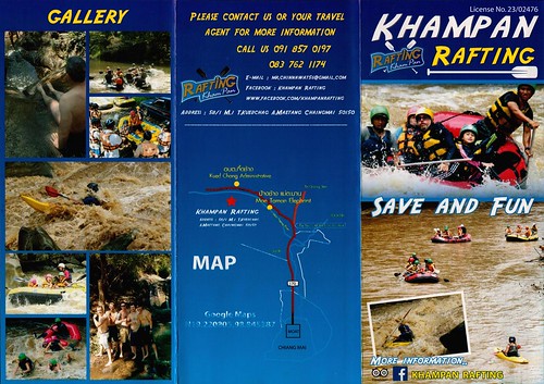 Brochure Khampan Rafting Chiang Mai Thailand 1