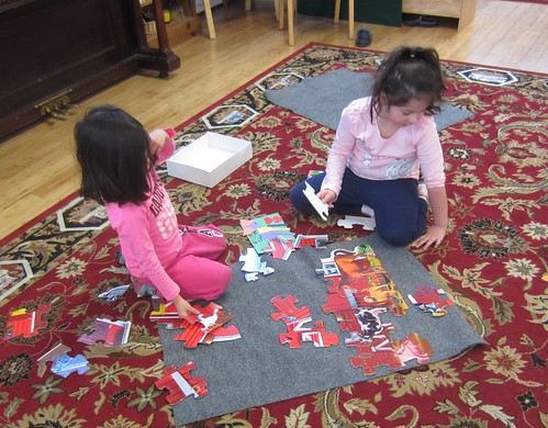 barn puzzle teamwork