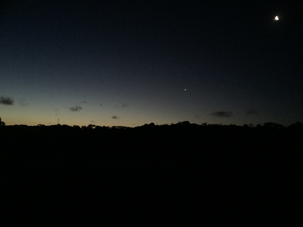 the last light on a night last week