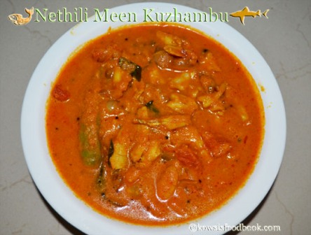 Village Style Nethili Fish Curry