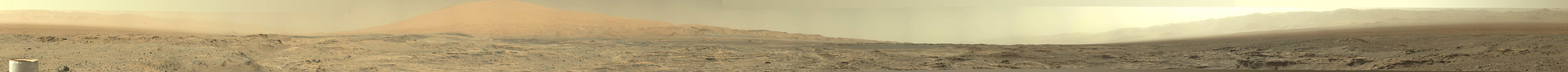 Curiosity: cratere Gale360 - sol 1081