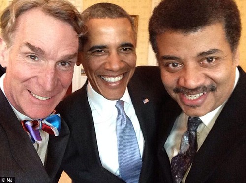 Tyson and Nye with Obama