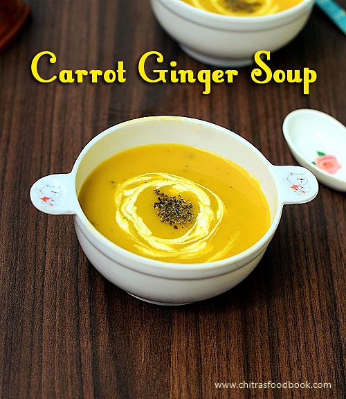 Carrot ginger soup recipe