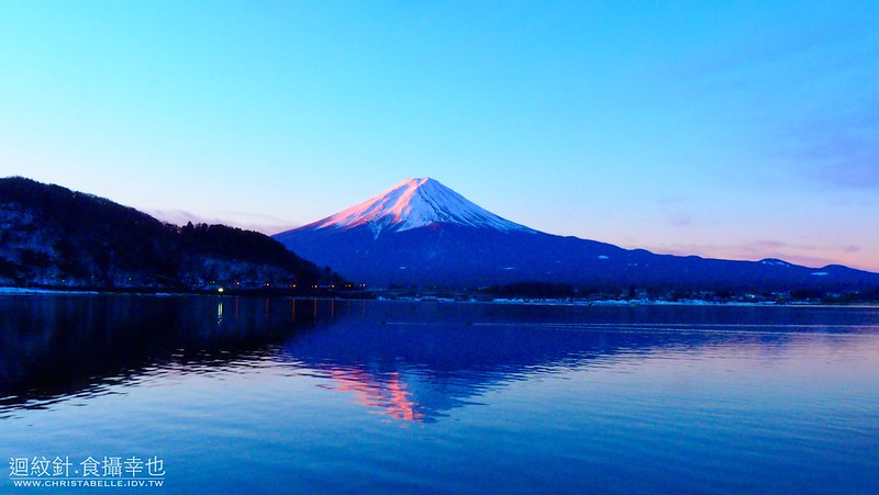 河口湖逆富士
