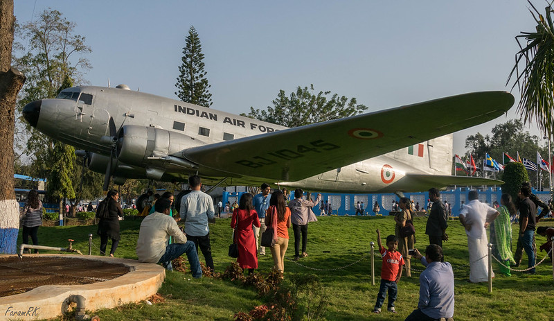 The venerable C-47 Dakota (BJ-1045). gate guardian, Yelahanka AFS