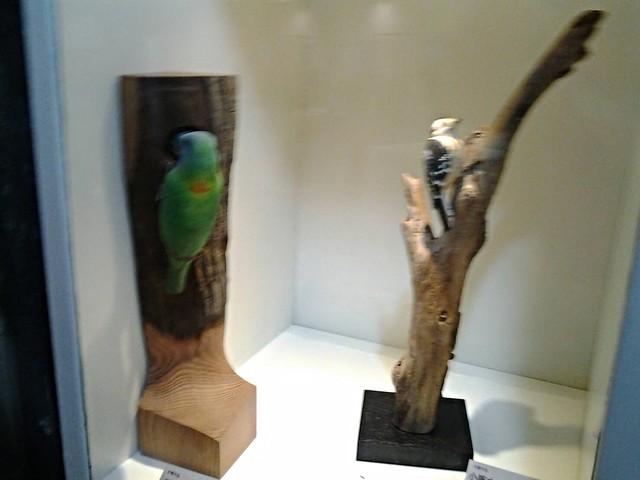 2975野鳥生態木雕