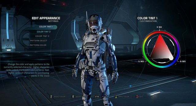 Mass Effect Andromeda Multiplayer-Erscheinungsbild bearbeiten