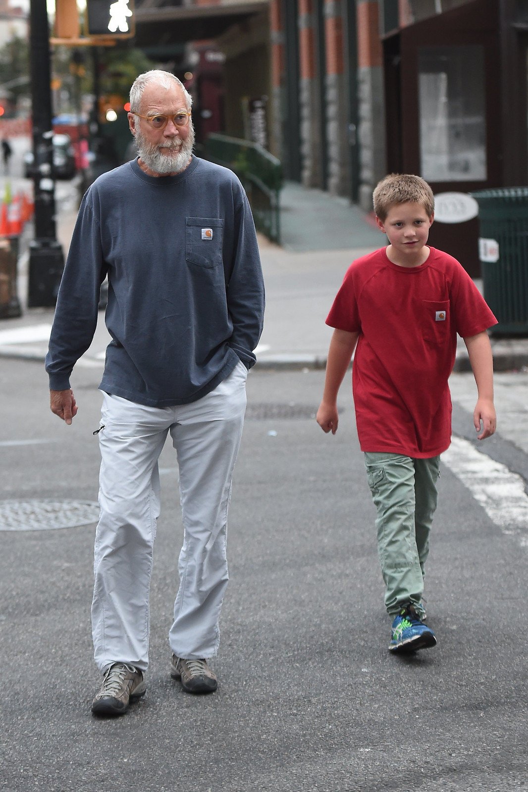 David Letterman and son Harry seen out in NYC 9/27/15 Lipstick Alley