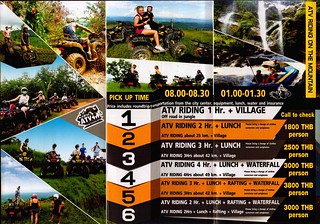 Brochure Add Excited ATV Chiang Mai Thailand 2