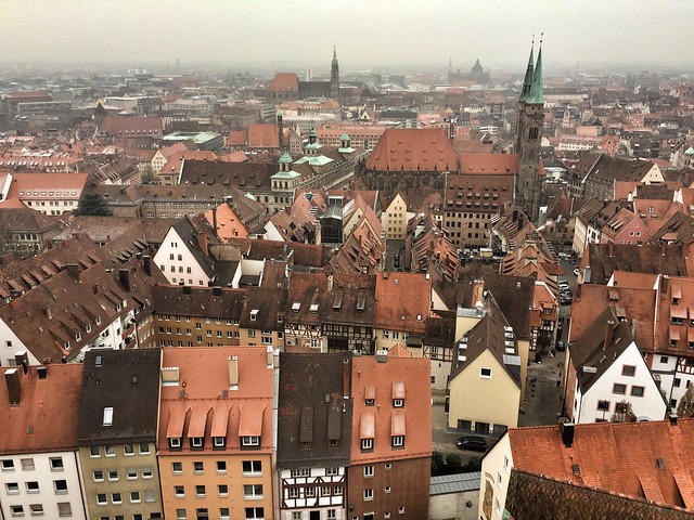 Vistas de Núremberg desde la Torre del pecado 