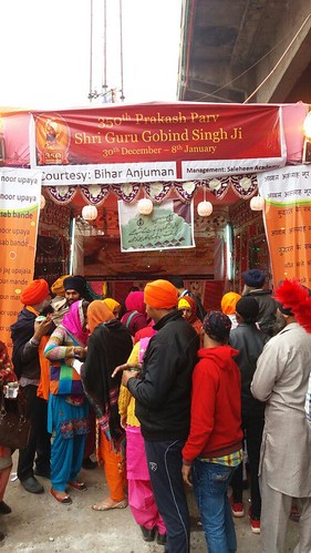 Sikh pilgrims to Patna on the occasion of Prakash Utsav