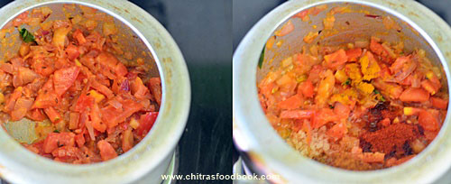 tomato sabji for chapathi