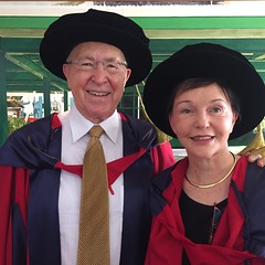 Rhonda and Terry White - Honorary Doctorate Picture