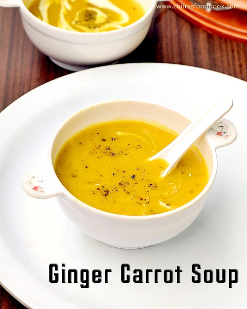 Ginger carrot soup recipe