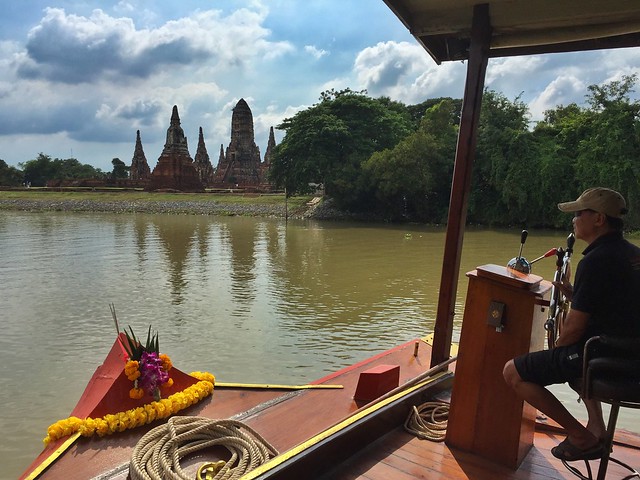 Barco Thanatharee con el que hicimos el crucero por Ayutthaya (Tailandia)