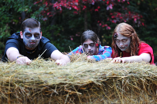 Zombies will greet runners on the trails at the park at Pocahontas State Park, Virginia.