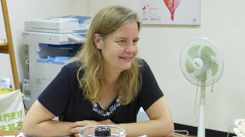 德國柏林自由大學環境政策研究中心主任米蘭達舒列奧絲（Miranda Schreurs）。攝影：陳文姿