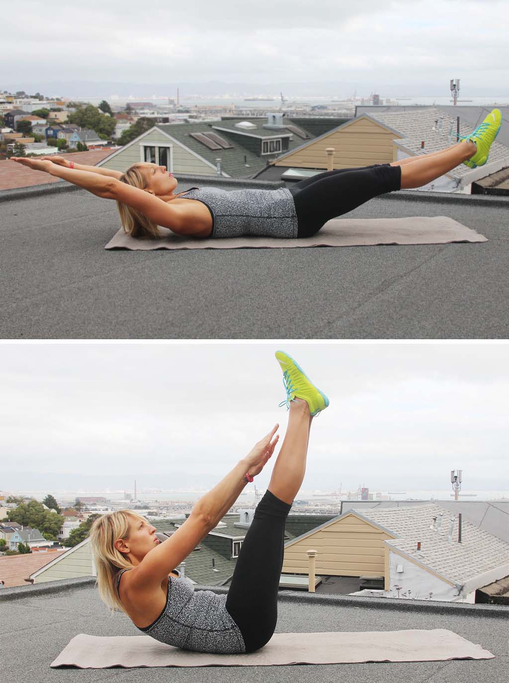 Exercises To Get Flat Stomach & The Sexiest Abs #4: How To Make V-Ups