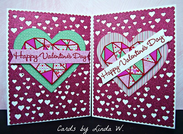 Abstract heart duo