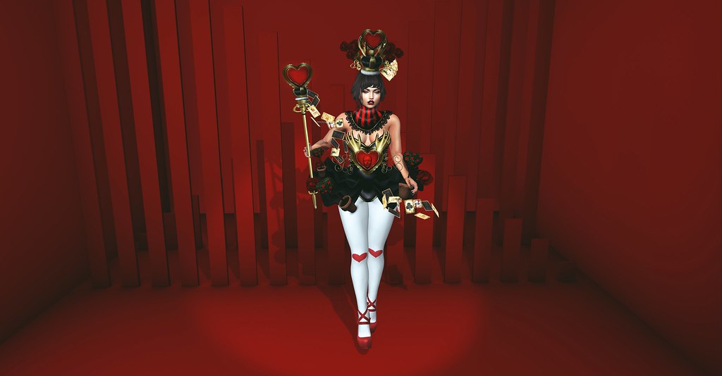 irrISIStible : DARK QUEEN HEART MESH OUTFIT