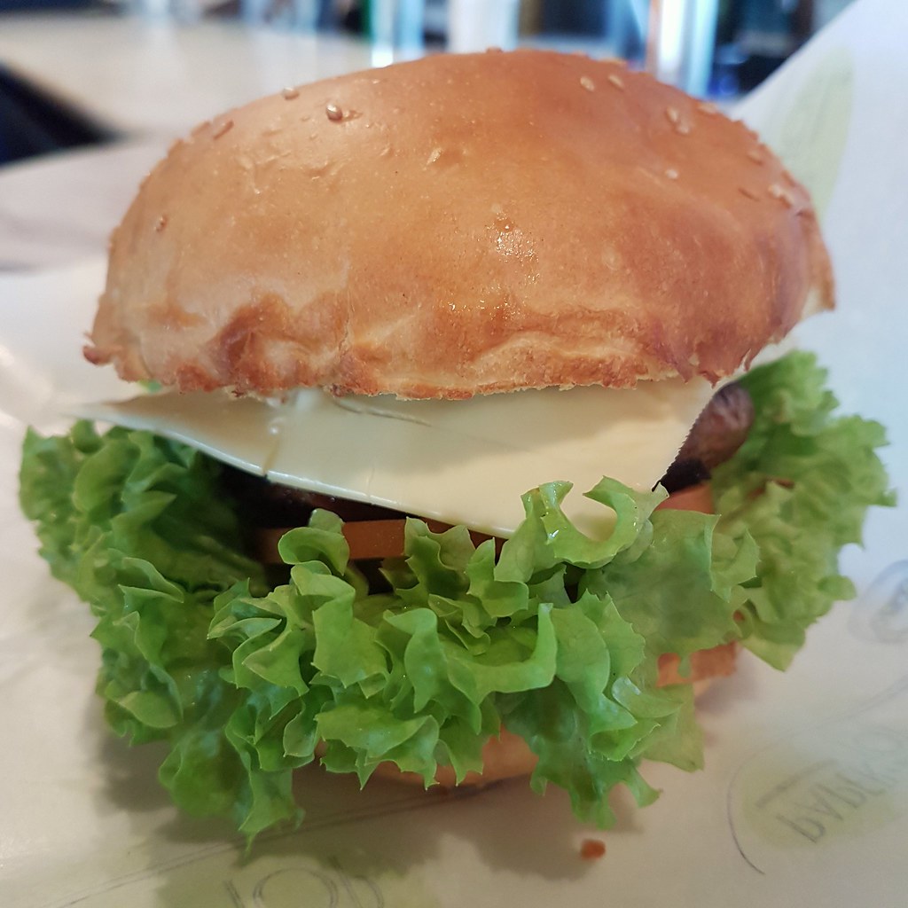 Bavarian Pork Burger set $18 @ Bavarian Bierhaus KL UOA2