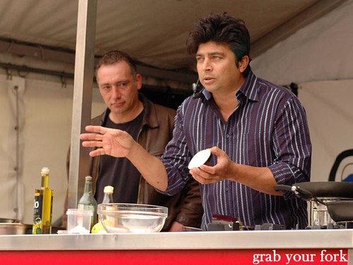 Geoff Jansz at the Campsie Food Festival in 2006