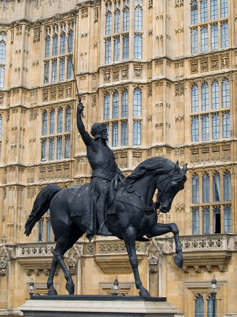 Richard Coeur de Lion | Equestrian statue of Richard I of En… | Flickr