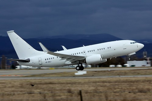 VP-BAJ , Boeing 737-77Z(BBJ) , LFSB