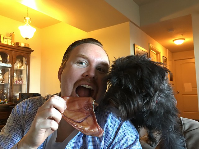 That's a smoked pigs ear