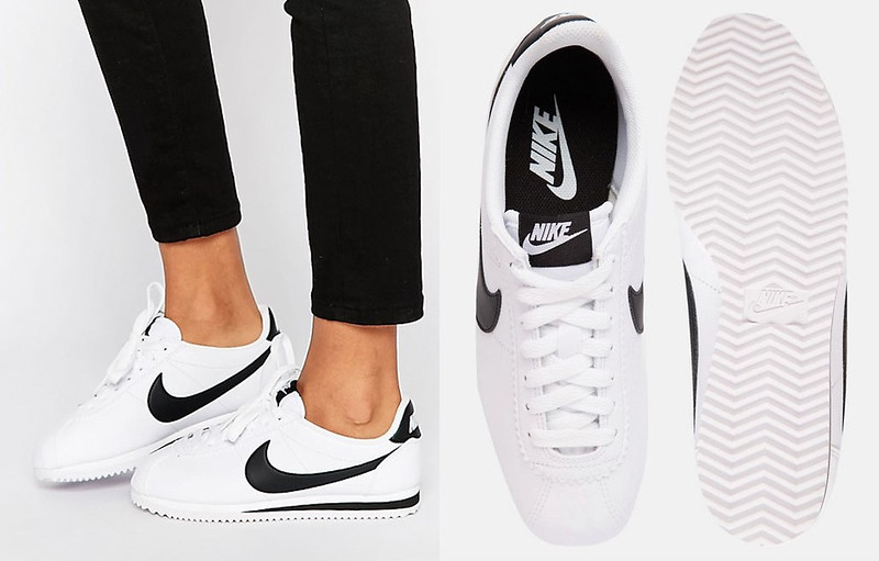 Capsule Wardrobe Pieces - 16 Classic White Sneakers to Shop Nike Leather White Cortez Trainers