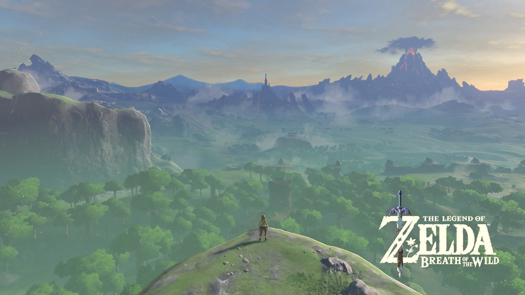 Image result for zelda breath of the wild title screen